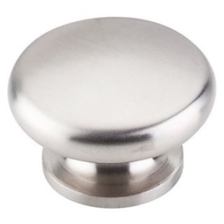 Top Knobs Stainless Steel Flat Round Knob   Cabinet Knobs