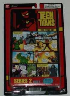 Teen Titans Go 1.5" Comic Book Heroes Series 2 Page 4 with Teen Titans Minifigure Hero Set 8 Toys & Games