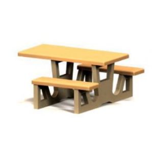 Petersen Commercial 5 ft. Wheelchair Accessible Crawford Picnic Table   Picnic Tables