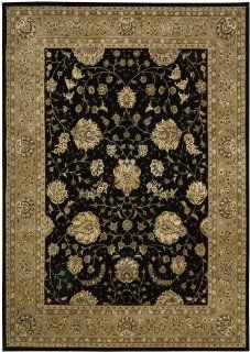 Nourison 2000 Black Traditional Persian 2'6" x 12' Runner Rug (22   Area Rug Accessories