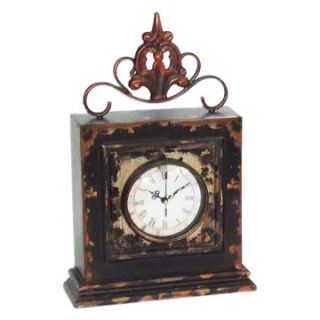 Elk Lighting Finial Decorative Mantel Clock   Mantel Clocks
