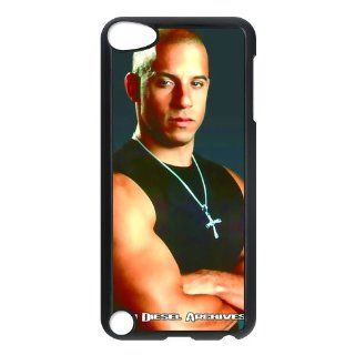 Unique American Actor Vin Diesel Dust Proof Back Cover Case Skin for Apple iPod Touch 5 Cell Phones & Accessories