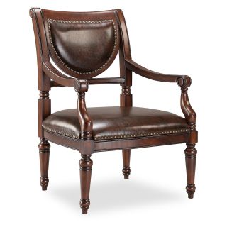 Stein World Faux Leather Accent Chair   Accent Chairs