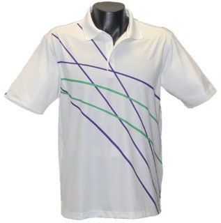 Bermuda Sands Men's Polo Glide 832   Short Sleeve Golf Shirt   White   Size 2XL 