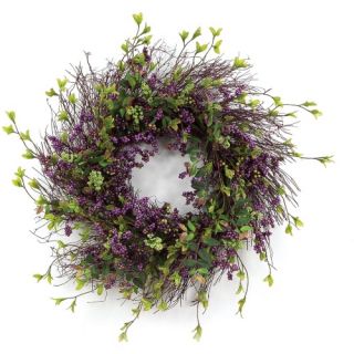 28 in. Mini Berry and Mixed Foliage Wreath   Wreaths