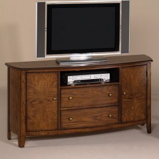 Hammary Primo Warm Medium Brown Entertainment Console   TV Stands
