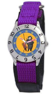 Disney Kids' D856S504 G Force Agent Blaster Time Teacher Purple Velcro Watch Watches