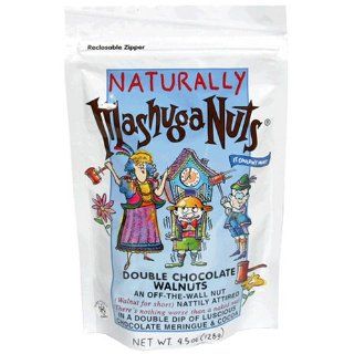 Mashuga Double Chocolate Walnuts, 4.5 Ounces (Pack of 5)  Grocery & Gourmet Food
