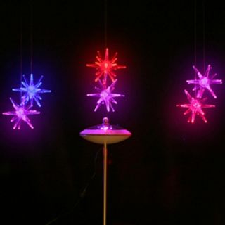 Mr. Light Solar Color Changing Starburst Garland   Set of 6   Solar String Lights