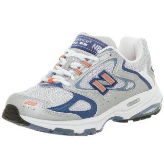 New Balance Women's WR858 Running Shoe,Silver/Blue/Orange,12 B Sports & Outdoors