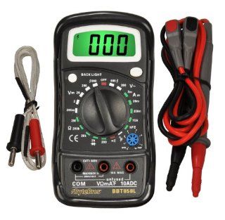 Byte Brothers BBT858L 3 1/2 Digit DMM Tool with Temp   Circuit Testers  