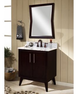 Sagehill Designs Eaton EN3021 30 in. Cappuccino Single Bathroom Vanity   Single Sink Bathroom Vanities
