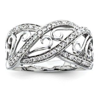 14k White Gold Diamond Fashion Ring Vishal Jewelry Jewelry