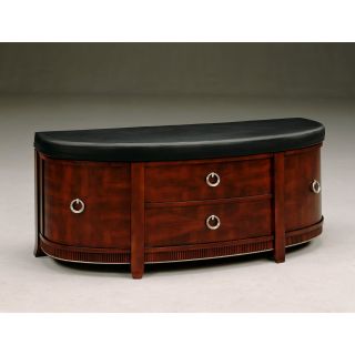 Caress Bed Storage Bench   Cherry   Bedroom Benches