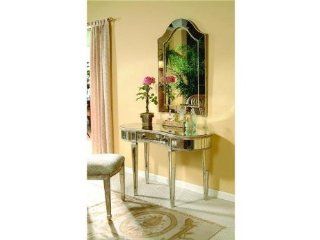 Borghese Mirrored Small Vanity   Home Office Desks