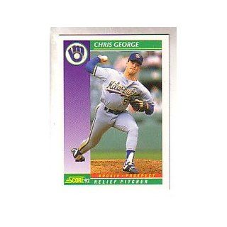 1992 Score #835 Chris George Sports Collectibles