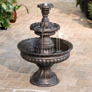 Garden Classic 3 Tier Outdoor Fountain   Fountains