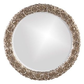 Rosalie Rosette Patterned Mirror   24 diam. in.   Wall Mirrors