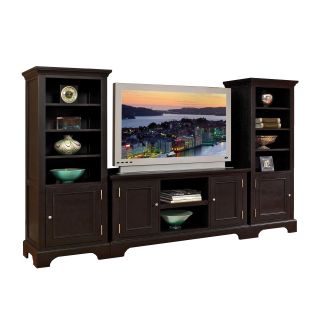 Home Styles Bedford Entertainment Center  With Two Piers   Entertainment Centers