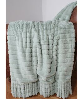 Thro by Marlo Lorenz Lorraine 50 x 60 Faux Fur Throw   Blankets