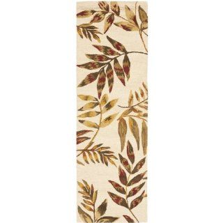 Safavieh Soho Collection SOH836A Handmade Beige New Zealand Wool Area Runner, 2.6 Inch by 8 Feet   Area Rugs