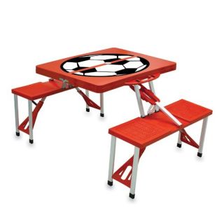 Folding Picnic Table With Soccer Imprint   Picnic Tables
