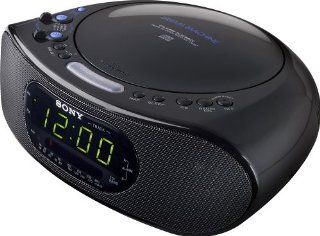 Sony ICF CD837 AM/FM Stereo Clock Radio with CD Player (Black) Electronics