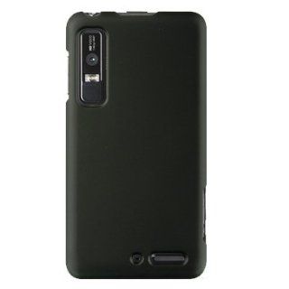 Motorola Droid 3 XT862 / MileStone 3 XT883   Black Rubberized Hard Plastic Skin Case Cover [AccessoryOne Brand] Cell Phones & Accessories