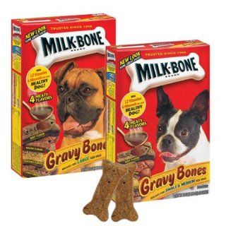 Milk-Bone Dog Treats - Gravy Bone (19 oz.&#4  Pet Snack Treats 