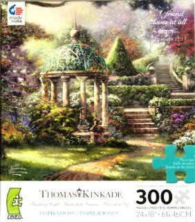 Thomas Kinkade Painter of Life Inspirations Series "A Friend loves at all times" 300 Oversized Piece Jigsaw Puzzle MADE IN USA Puzzle Toys & Games