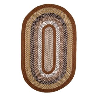 Thorndike Mills Green Mountain Braided Rug   Maple Syrup   Braided Rugs