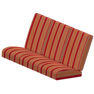 POLYWOOD® 24.52 x 24 Sunbrella Mission Seat Cushion   Set of 3   Outdoor Cushions