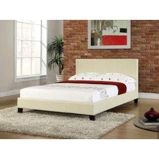 Studio Stratus Upholstered Platform Bed   Cream   Platform Beds
