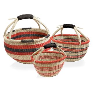 Barebones Harvest Basket   Set of 3   Garden Tools and Supplies