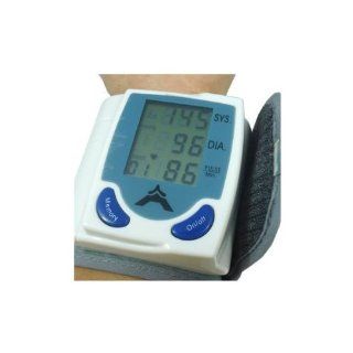 TOOGOO Digital Blood Pressure Monitor Wrist Cuff Health & Personal Care