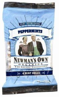 Newman's Own Organics Mint Rolls Peppermint    4 Rolls  Grocery & Gourmet Food