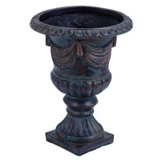 Benzara 20H in. Rustic Finish Urn   Floor Vases