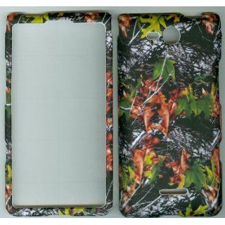 CAMO LEAVES HUNTER REAL TREE FACEPLATE PROTECTOR HARD RUBBERIZED CASE FOR LG OPTIMUS EXCEED VS840PP / LUCID 4G VS840 VERIZON PREPAID SNAP ON Cell Phones & Accessories
