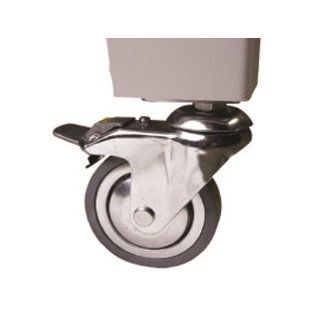 Intertape UM841 4 Piece Heavy Duty Swivel and Locking Caster Set (Includes 4 Casters) Plate Casters