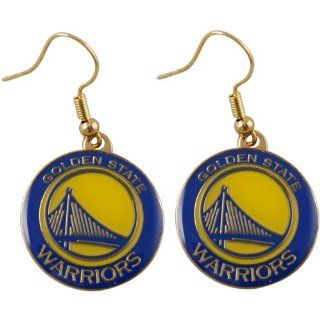 NBA Golden State Warriors Ladies Team Logo Dangle Earrings  Sports Related Tailgater Mats  Sports & Outdoors