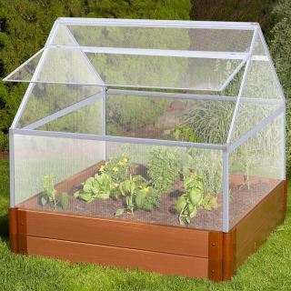 Frame It All Deluxe Greenhouse   Raised Bed & Container Gardening