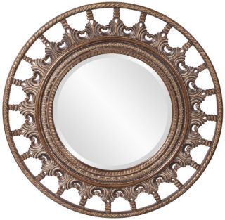 Spindle Marrakech Oversized Round Mirror   36 diam. in.   Wall Mirrors