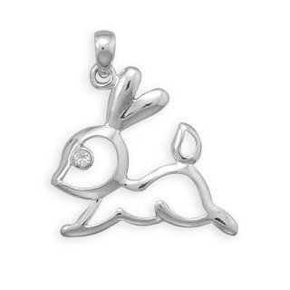 Cut Out Bunny Pendant Jewelry