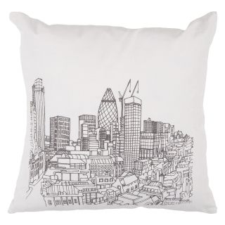 Surya City Decorative Pillow   White   Decorative Pillows