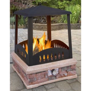 Landmann Grandview Outdoor Gas Fireplace   Fireplaces & Chimineas