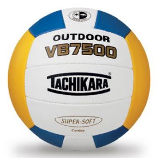 Tachikara VB7500 Volleyball   Gold / White / Blue   Volleyballs