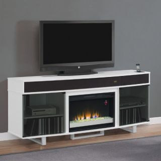 Classic Flame Enterprise White Electric Fireplace Entertainment Center   TV Stands