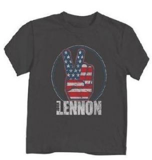John Lennon 'Bring Peace' Charcoal Toddler Tee (5T) Clothing