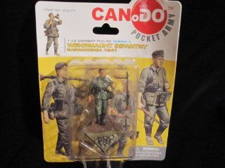Wehrmacht Infantry 135 figure, WWII Barbarossa, Pocket Army by Can.do, Figure D 