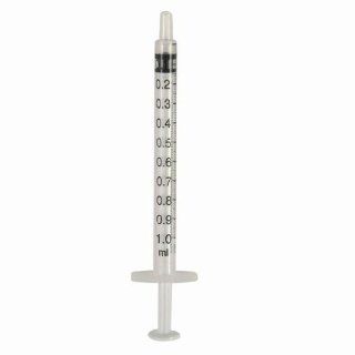 1 ML slip tip disposable syringe MVI Box of 50 Health & Personal Care